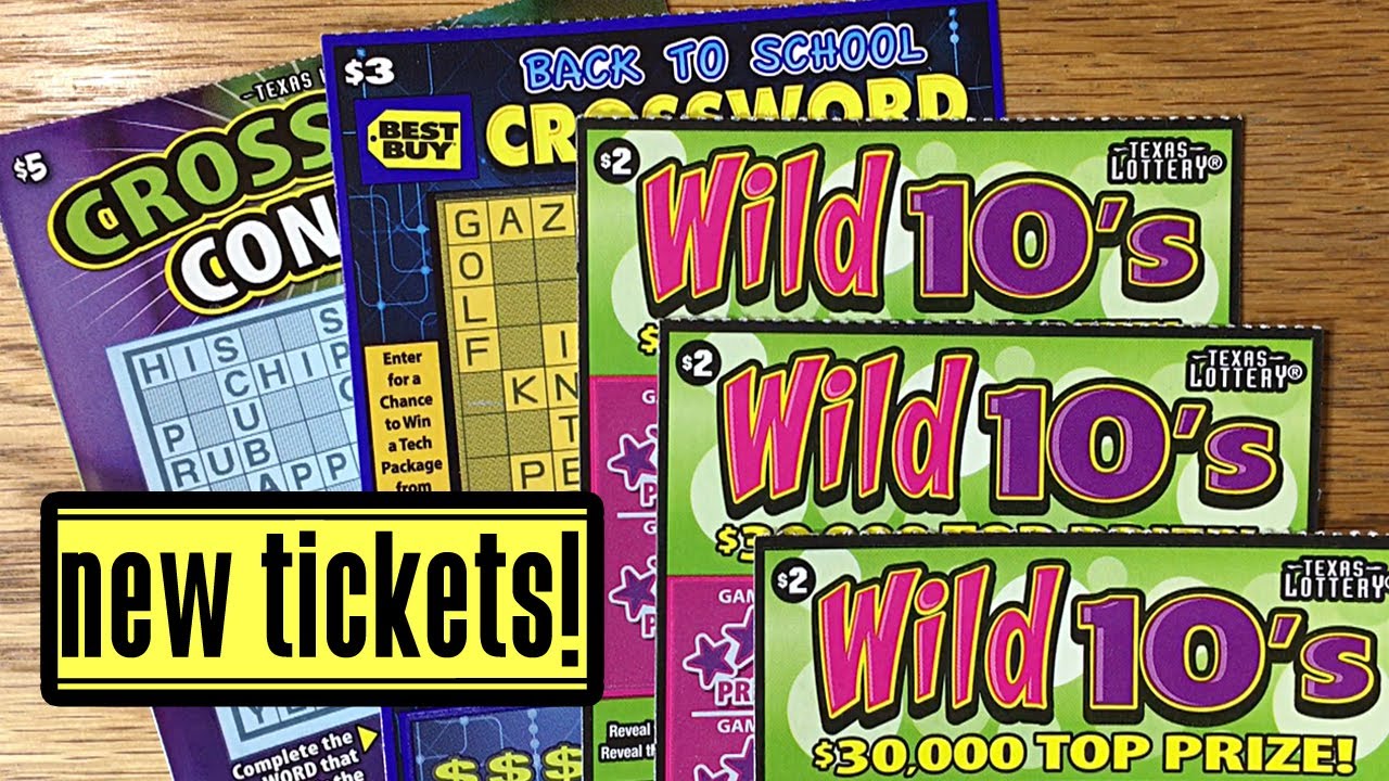 New Tickets! Wild 10's &amp; Both Crosswords! Texas Lottery 